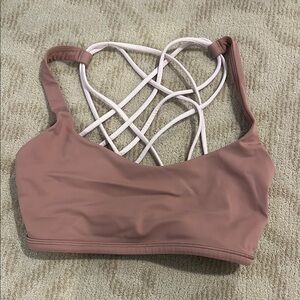 Women's Strappy Mauve Bralette